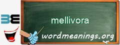 WordMeaning blackboard for mellivora